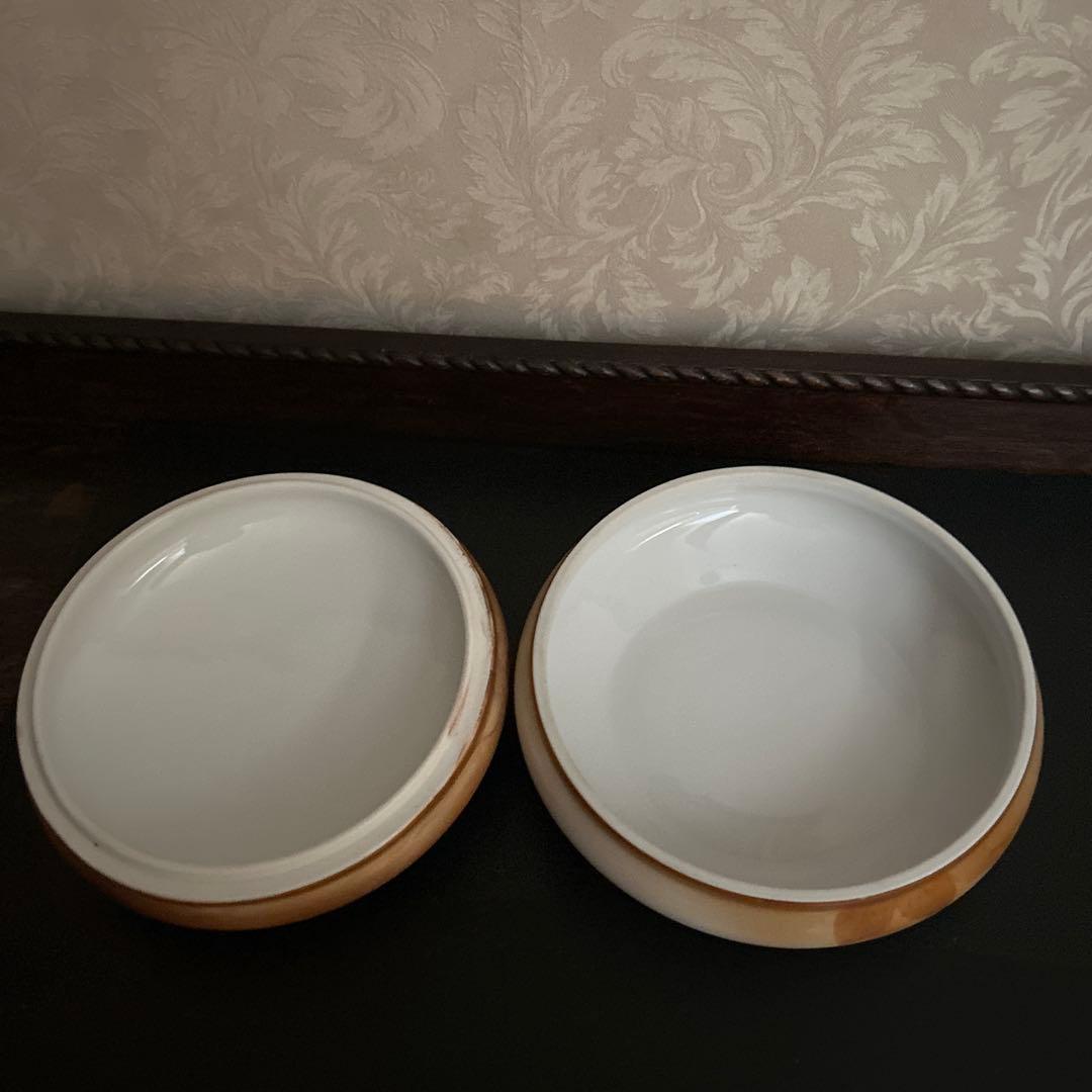 オールドノリタケ　バラ図　蓋付　菓子器 RC印