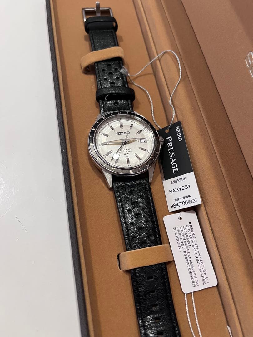 未使用品　SEIKO PRESAGE SARY231 GMT プレサージュ