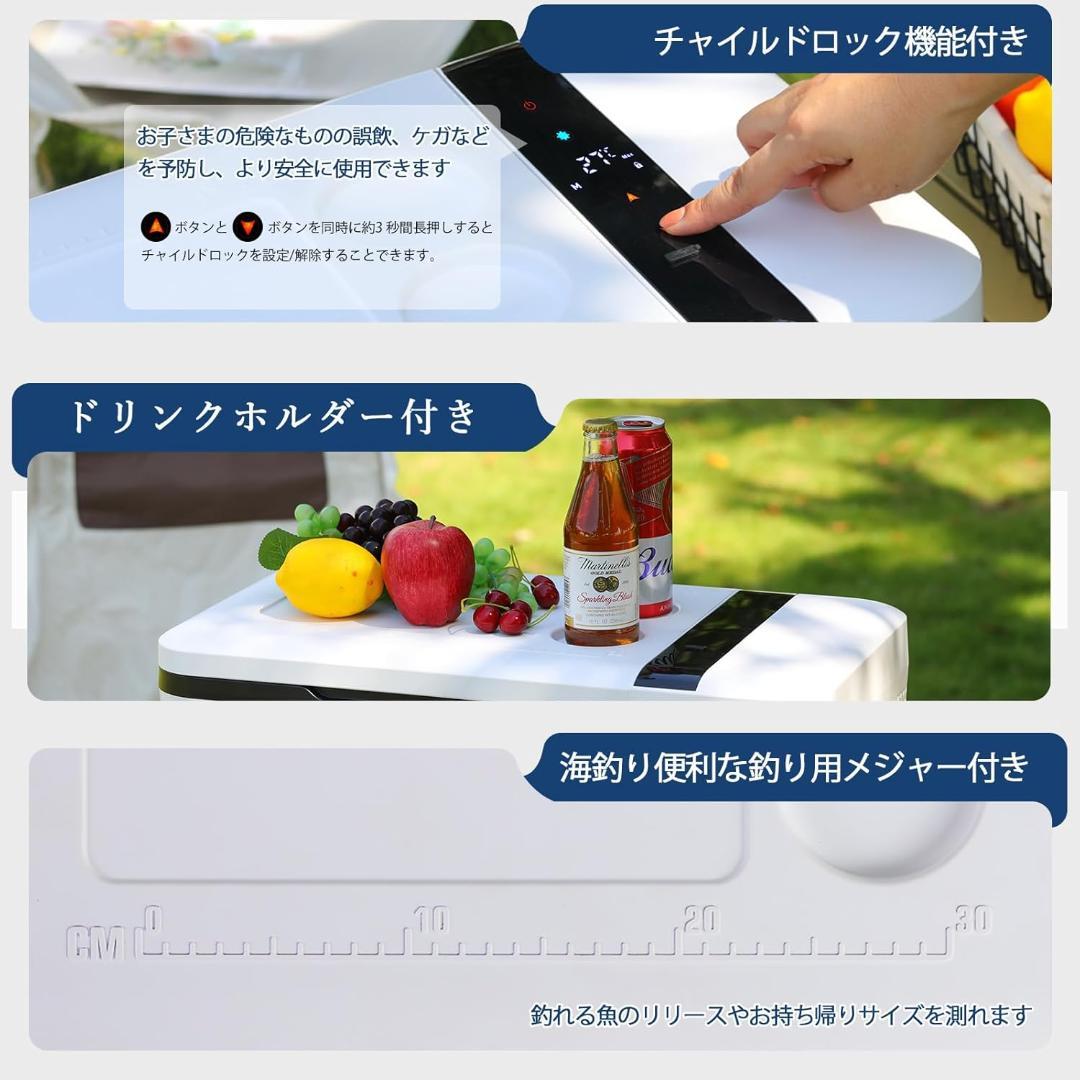 ポータブル冷蔵庫 車載冷蔵庫 冷凍加熱両方対応