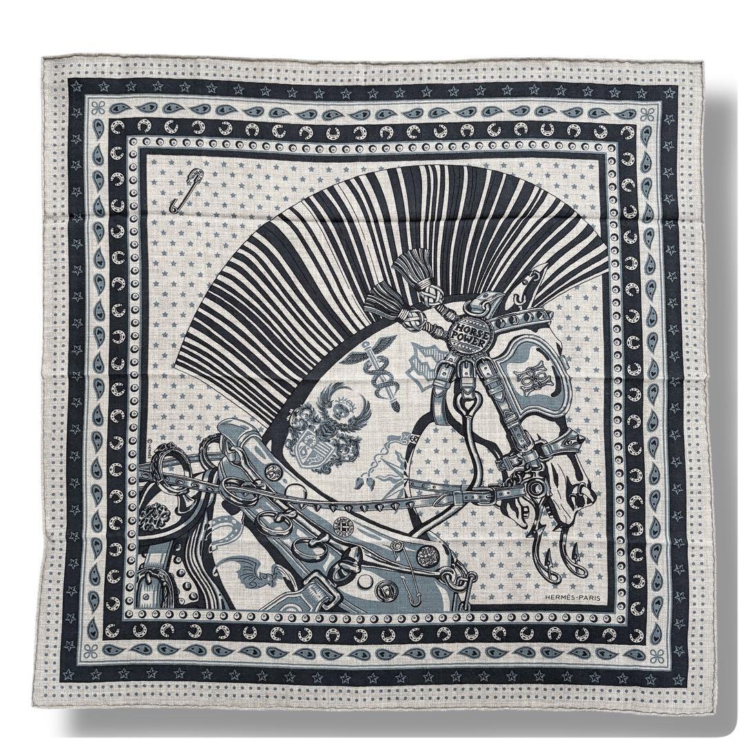 希少未使用箱付✨HERMES エルメス カレ スカーフ シュヴァルパンクバンダナ