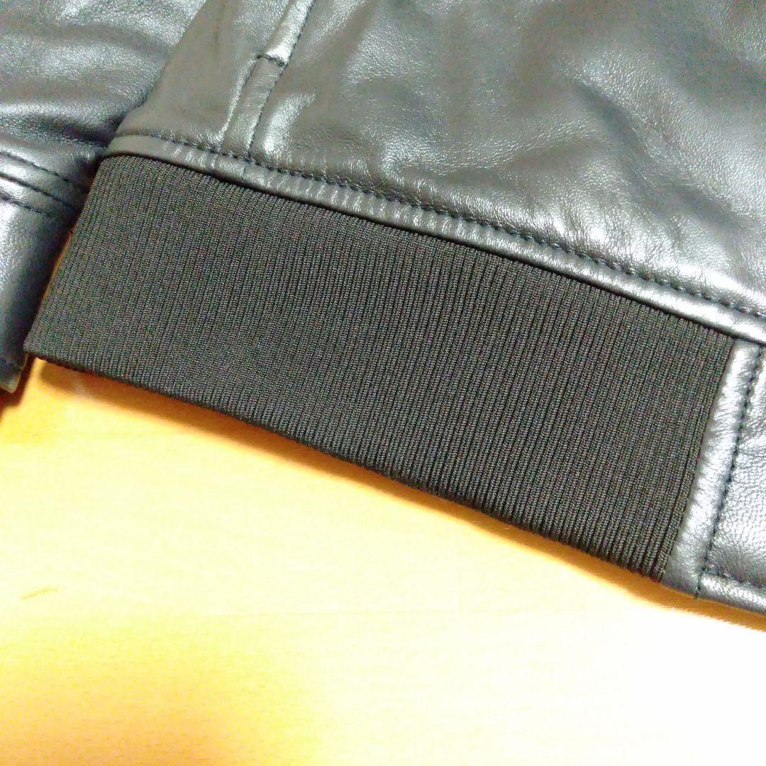 【新品】AKM　シングルライダース　レザージャケット　シープスキン　羊革