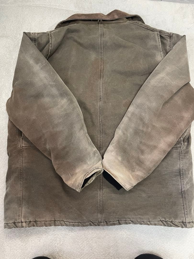 【雰囲気抜群】90s カーハート トラディショナルコート フェード