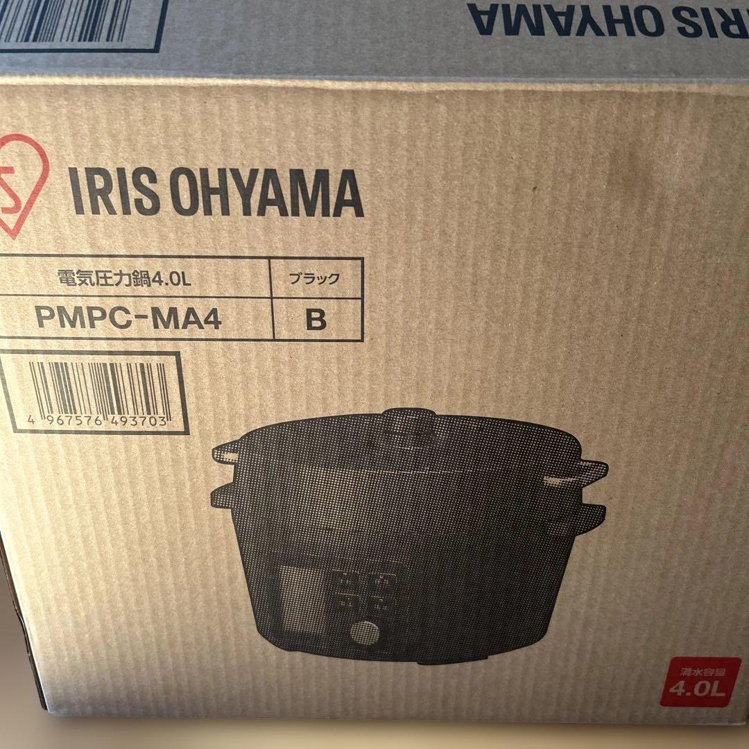 アイリスオーヤマ電気圧力鍋 PMPC-MA4-B 4L ブラック