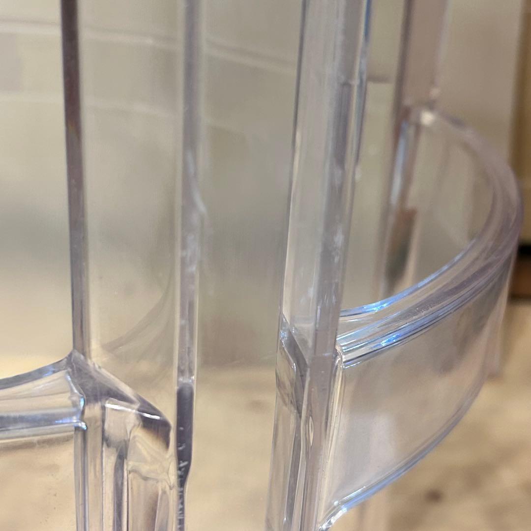 Kartell カルテル チャールズゴースト クリスタル スツール　75