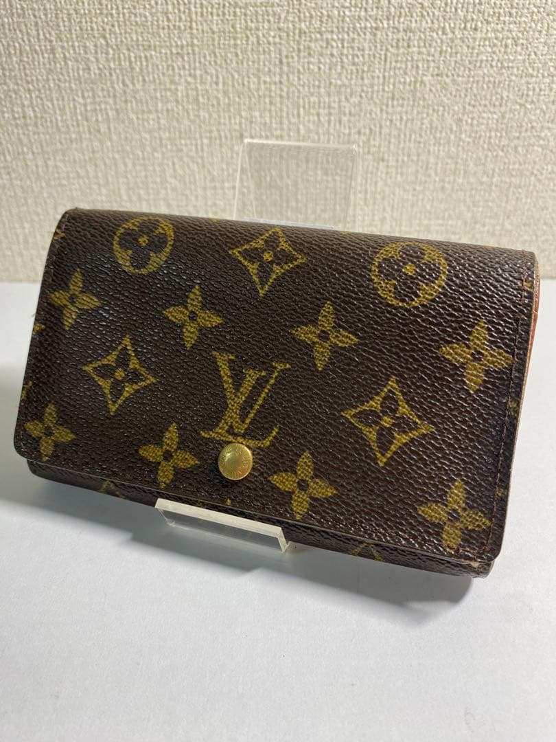 ✨美品✨ルイヴィトン モノグラム ポルトモネビエトレゾール 二つ折り財布