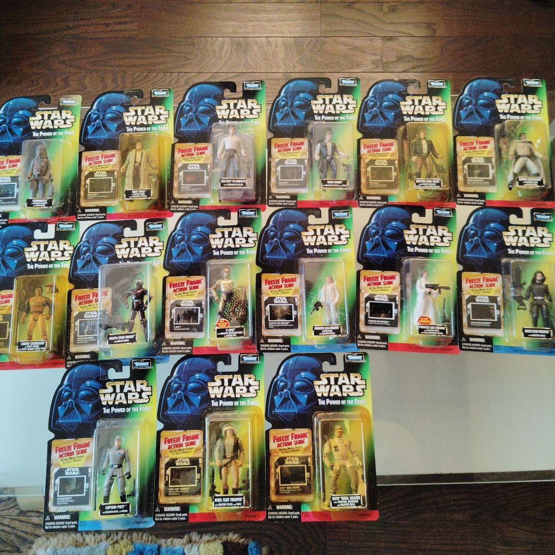 スター・ウォーズ　フィギュア　グリーンカード　フリーズフレーム　15体