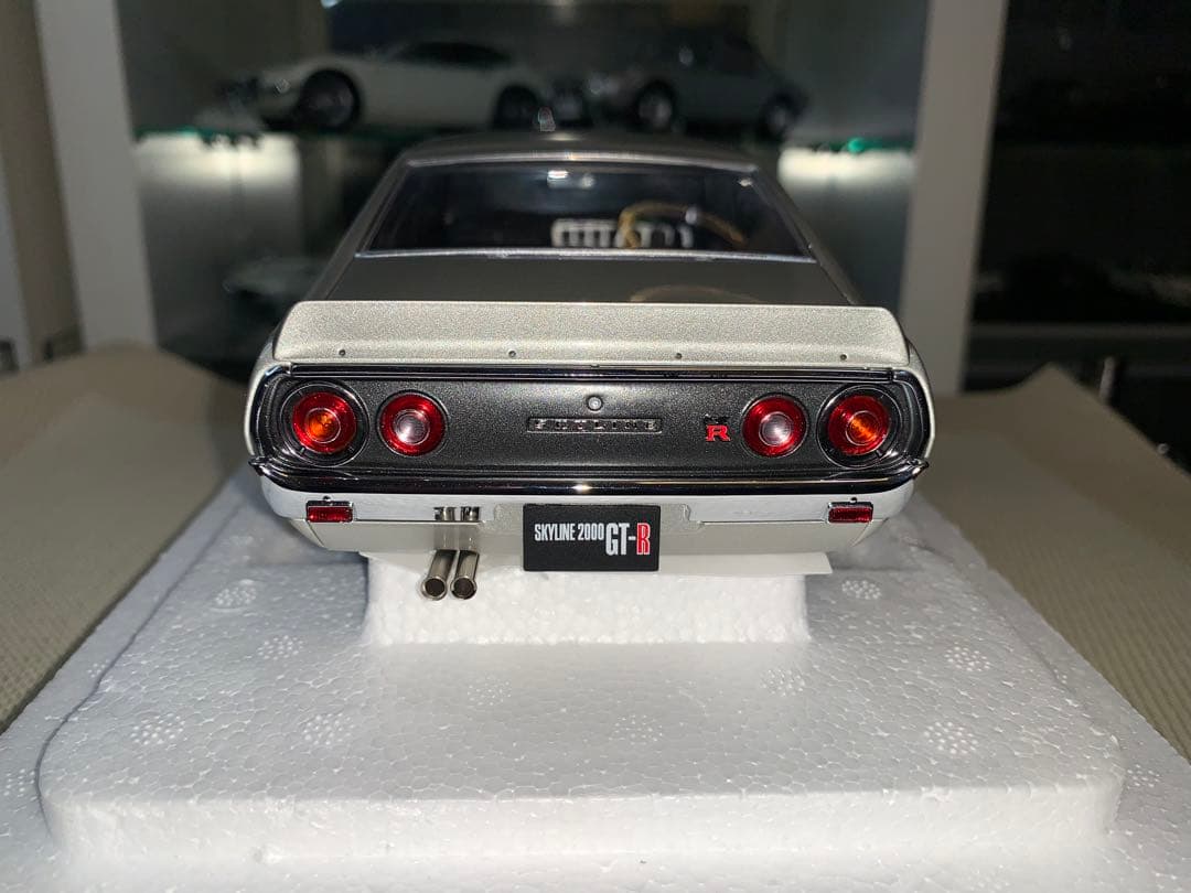 オートアート 1/18 日産スカイラインGTRチューンドvr(シルバー)