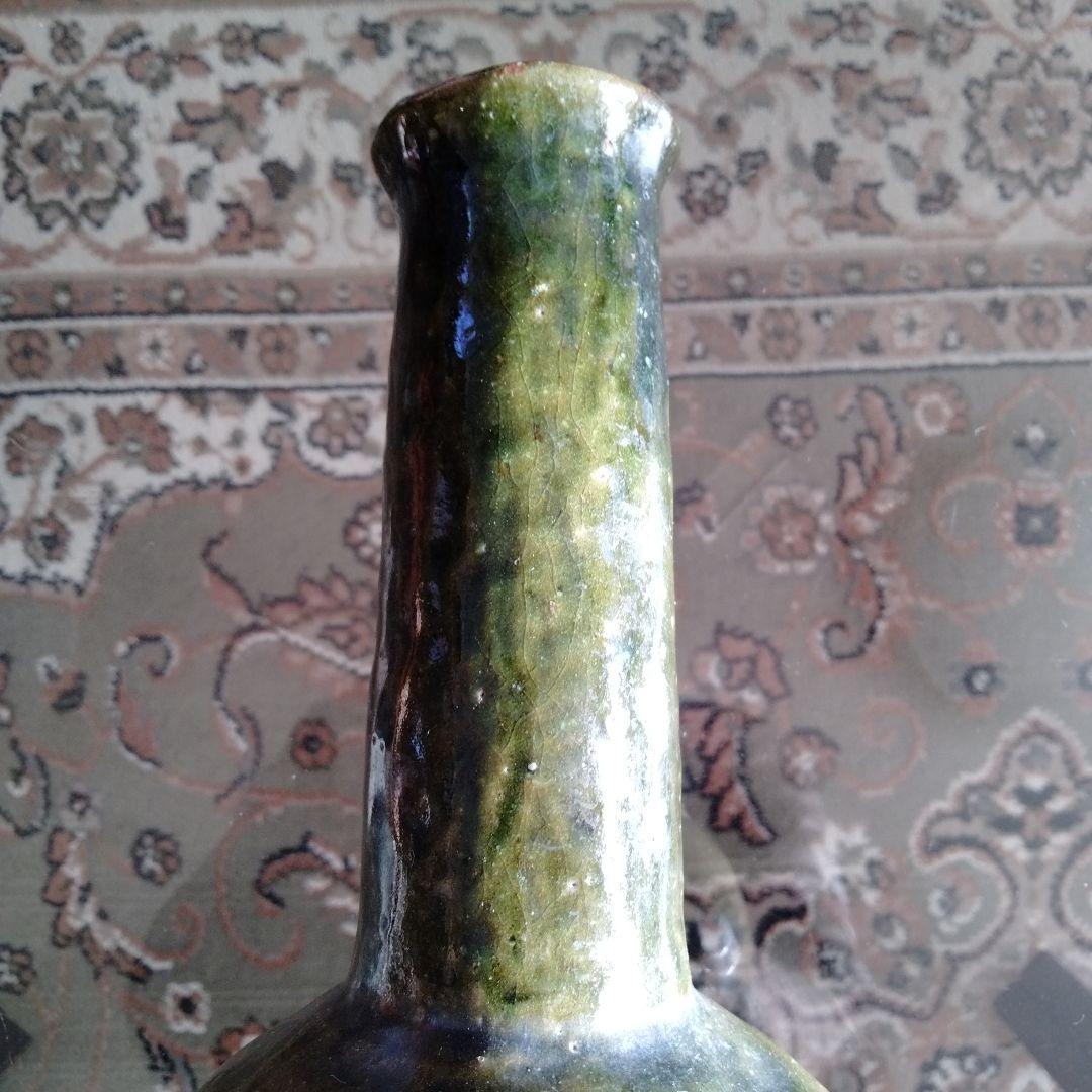 中国骨董旧家蔵陶磁器名品【中国清の時代耀州窯(ようしゅうよう)青磁 】