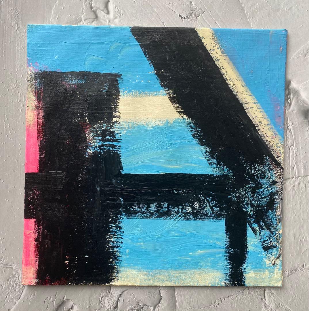 原画/抽象画/モダンアート/インテリア/アクリル画/BRIDGE 海 サーフィン