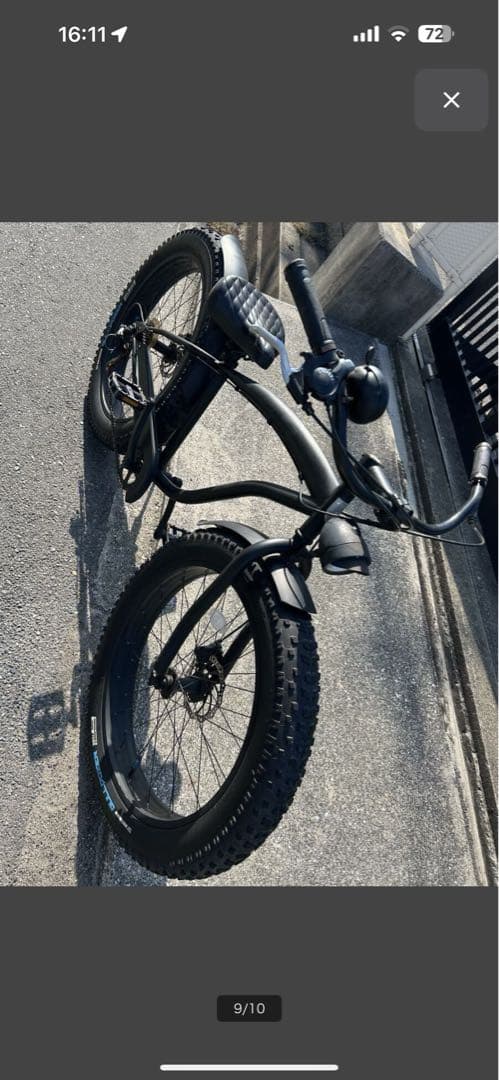 26インチ 4.7極太社外タイヤ ファットバイク改　ビーチクルーザー