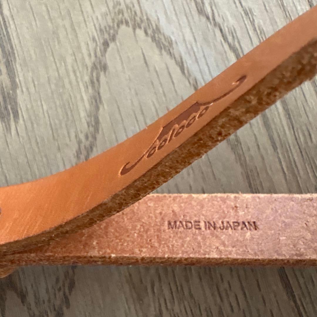 新品【coloco】犬用リード／栃木レザー　18mm 90cm ライトブラウン