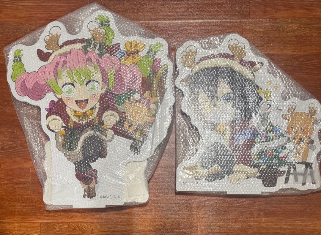 鬼滅の刃　クリスマス　スタンディPOP 甘露寺蜜璃　伊黒小芭内