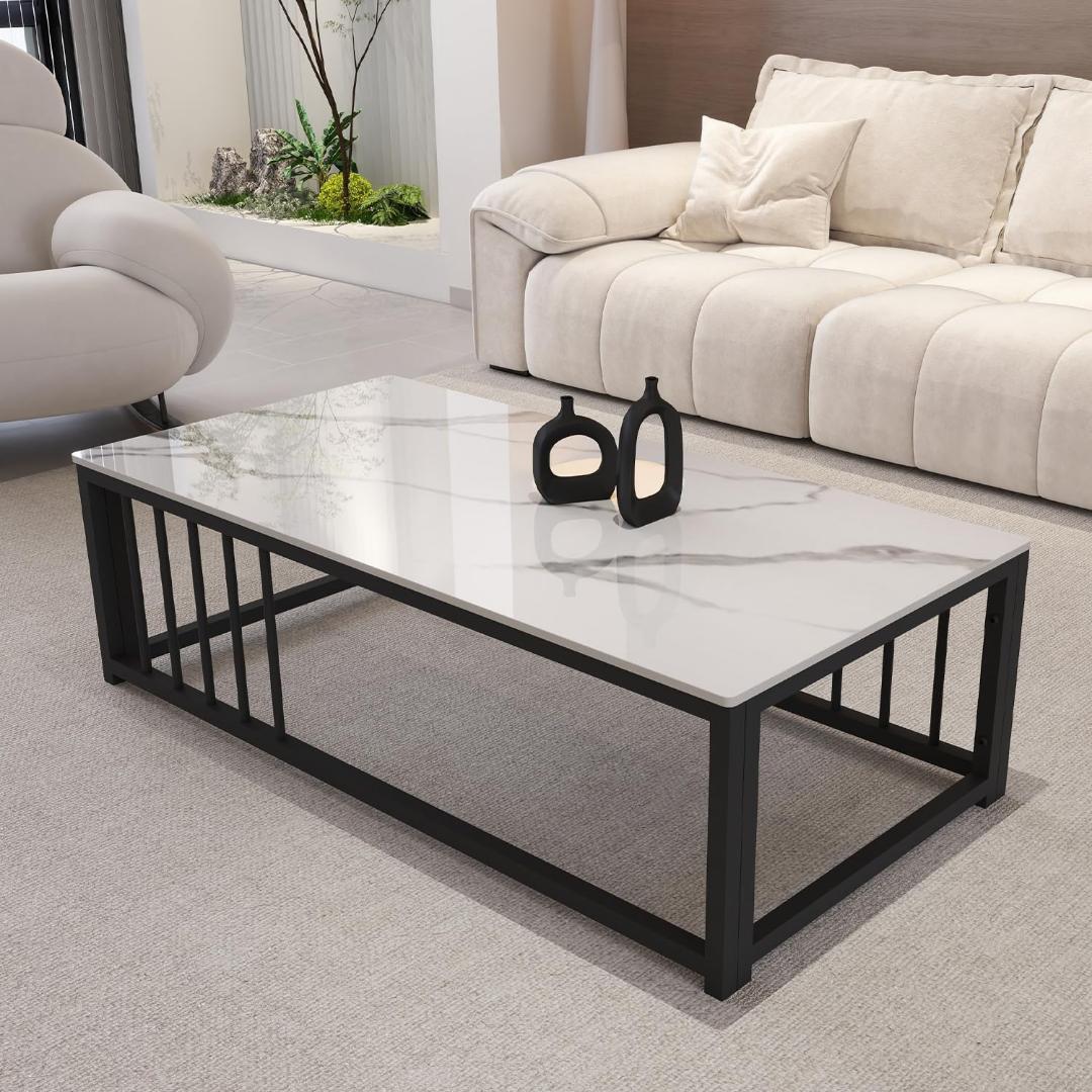 ローテーブル 大きめ リビングテーブル 大理石 テーブル コーヒーテーブル