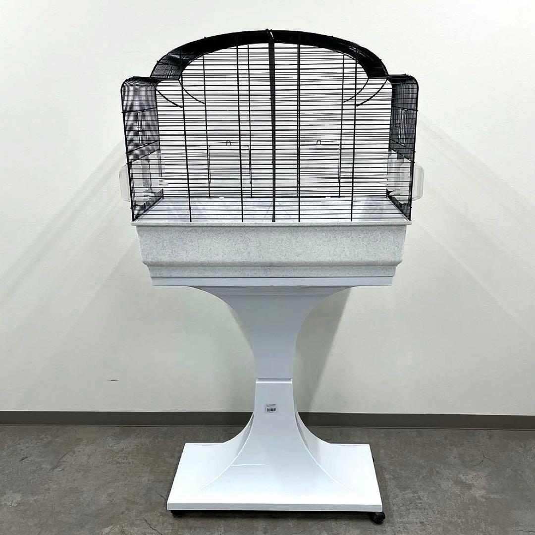 ferplast birds ファープラスト鳥籠 台付 鳥かご ペット用品 白