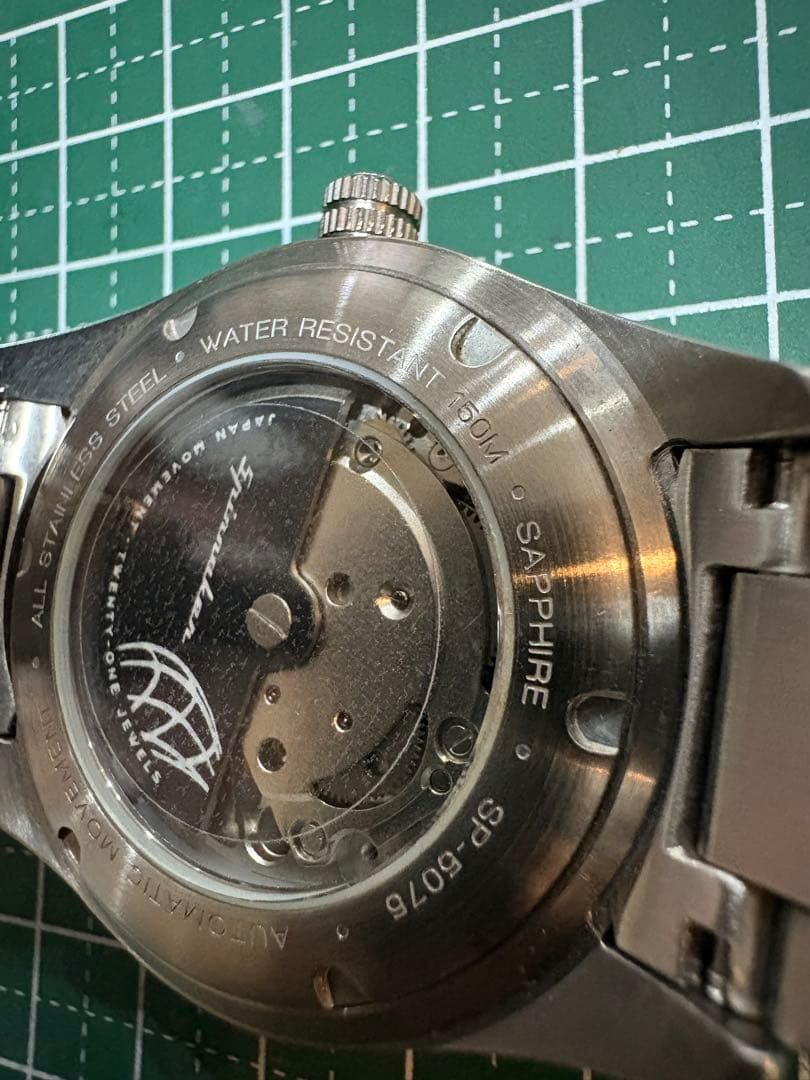 m*p様 Spinnaker CAHILL 自動巻き時計 ダイバーズウォッチ