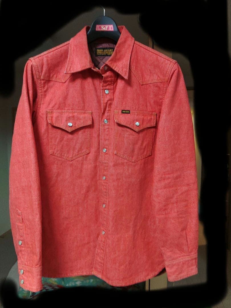 アイアンハート　冬仕様ウエスタンシャツ