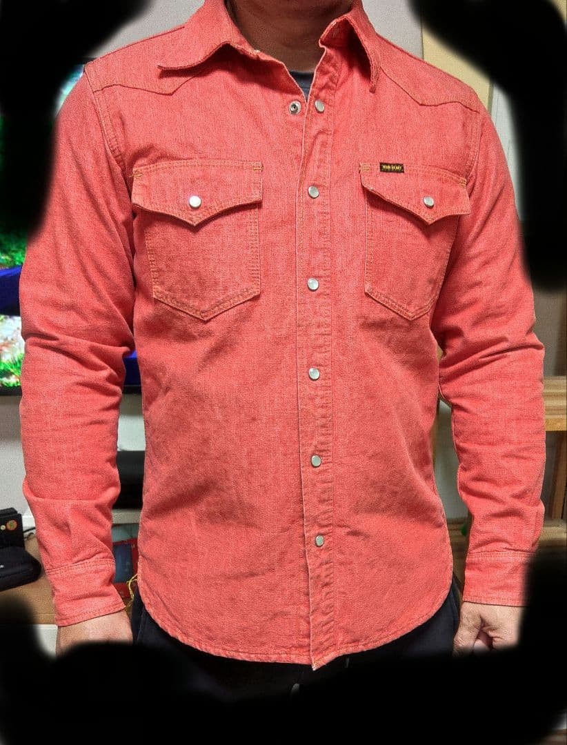 アイアンハート　冬仕様ウエスタンシャツ