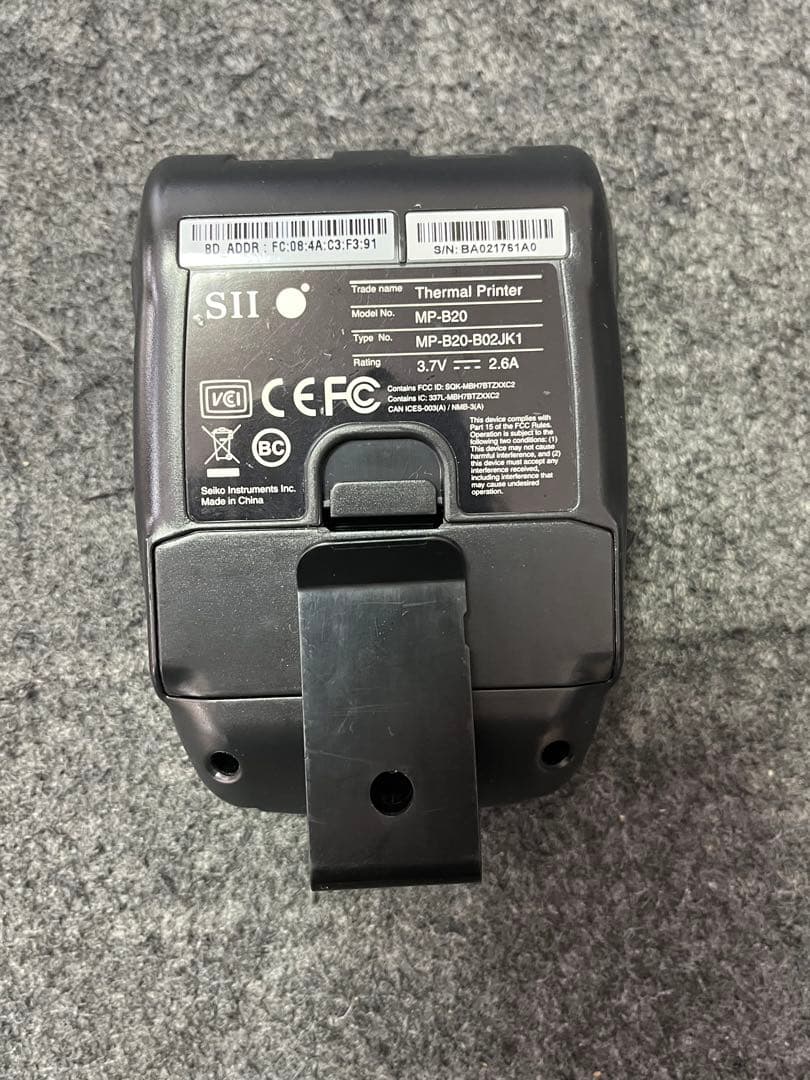 セイコー　レシートプリンター　MP-B20 エアレジ