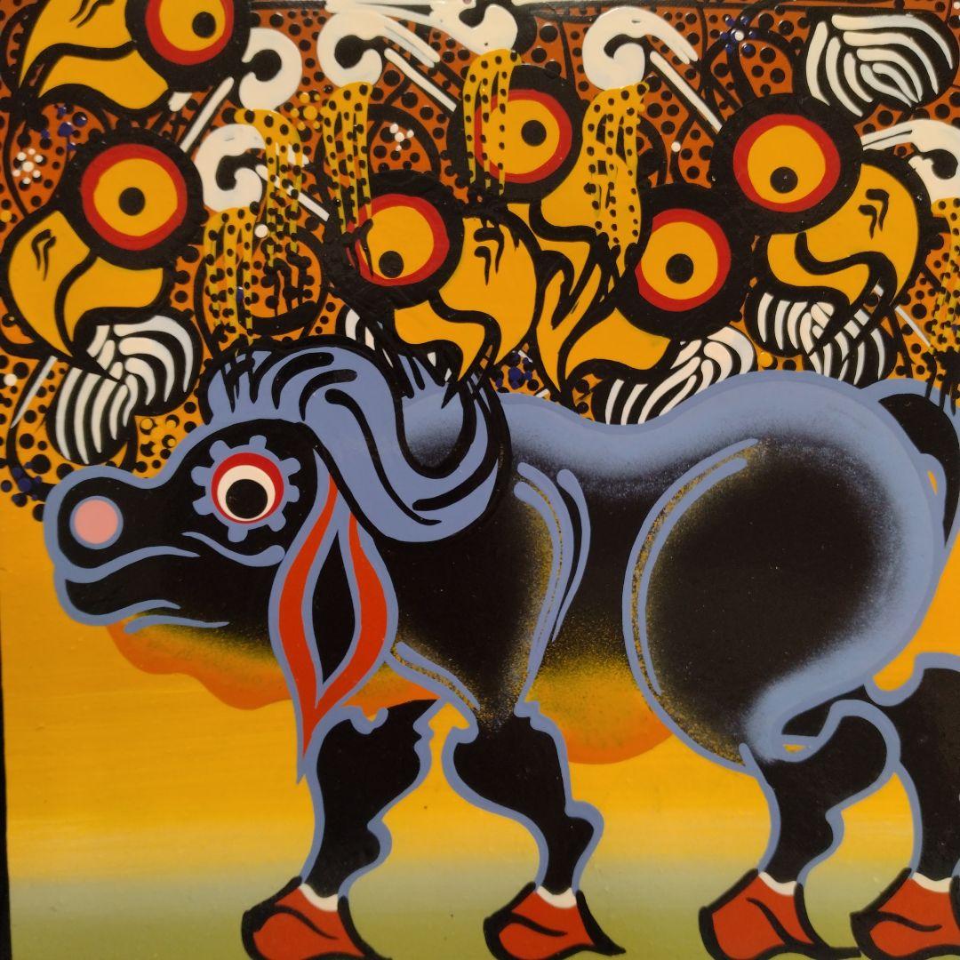 ティンガティンガ アート 絵画 額縁付