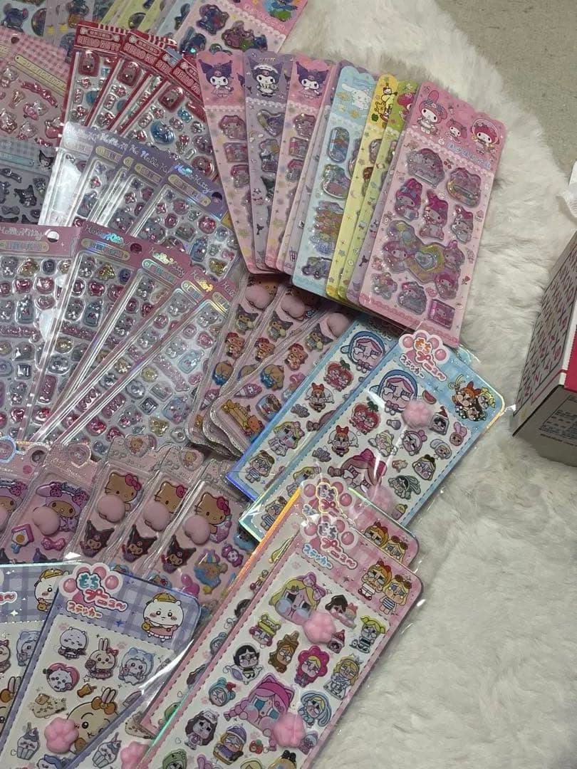 確認用 キャラクターシールセット カラフル