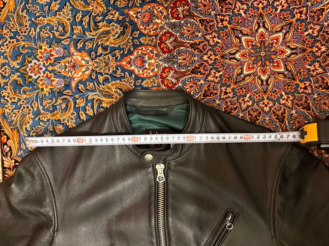 超美品✨希少schott 244US Tallラムレザー38インチ