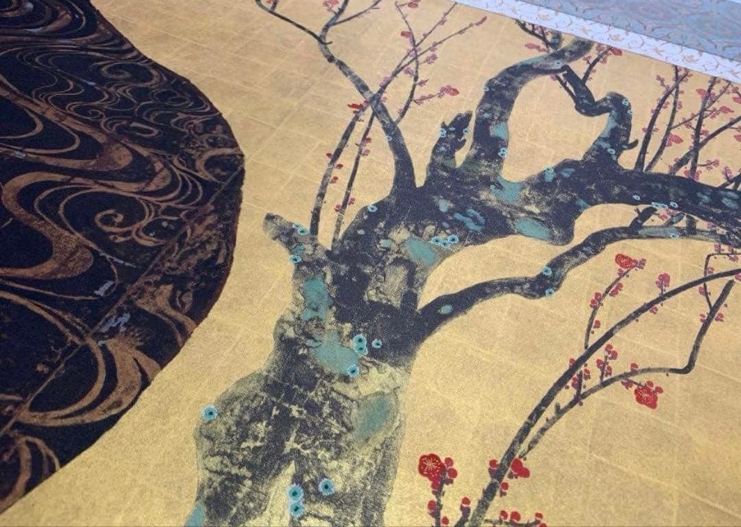 【新品】尾形光琳 国宝「紅梅図 / 白梅図」限定300部 166号 大塚巧藝新社