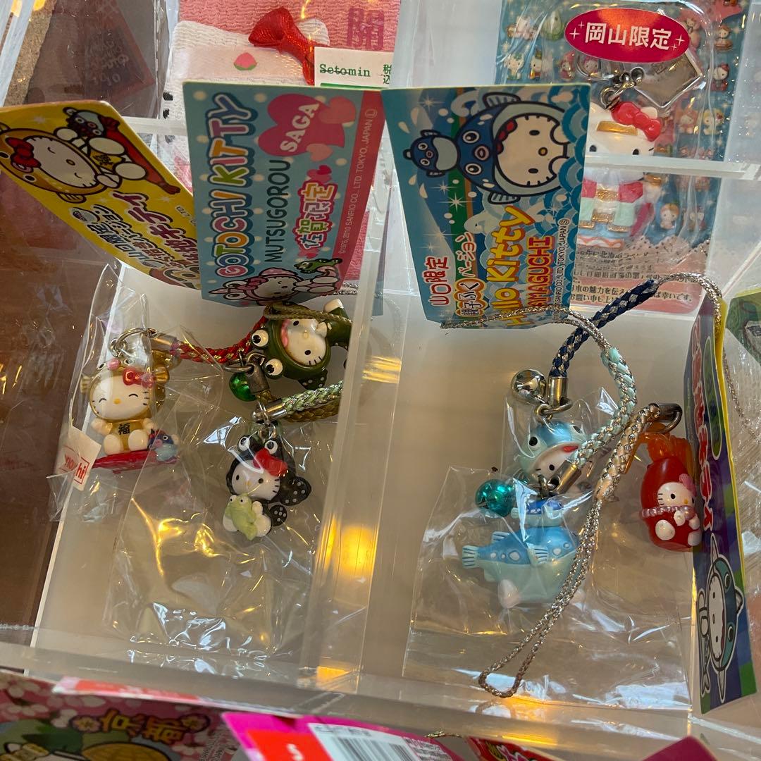 ハローキティ 90個 ご当地 キティ 根付 ストラップ まとめ売り