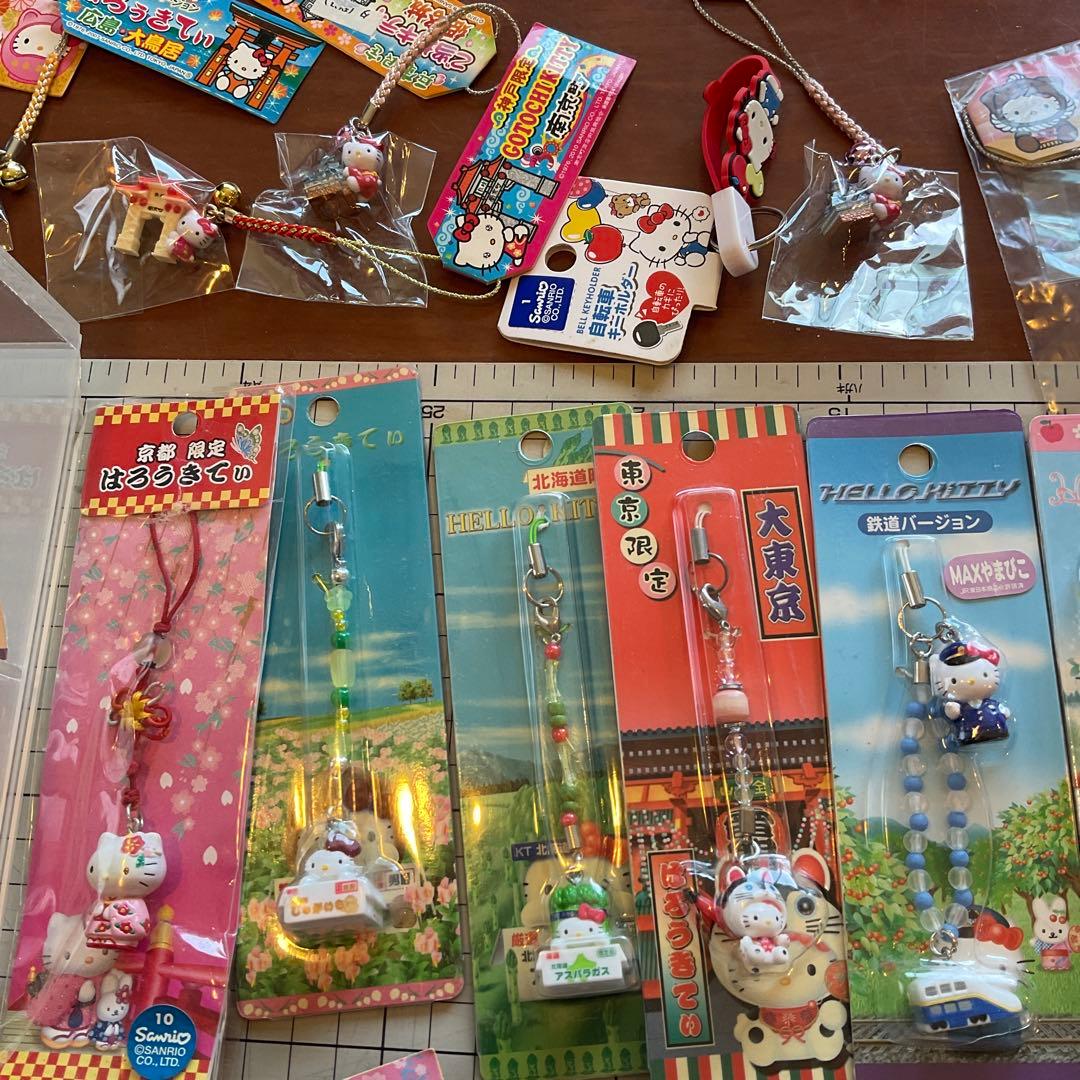 ハローキティ 90個 ご当地 キティ 根付 ストラップ まとめ売り