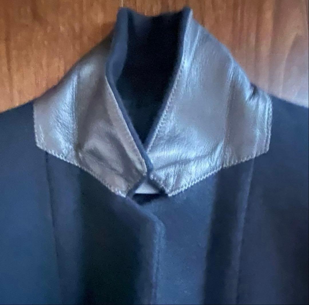 【週末限定価格】美品☆アストラット　ウール　カシミヤ　チェスターコート　ブラック