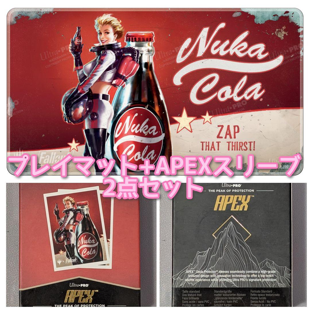 【未使用】MTG　Fallout　プレイマット+スリーブ　セット