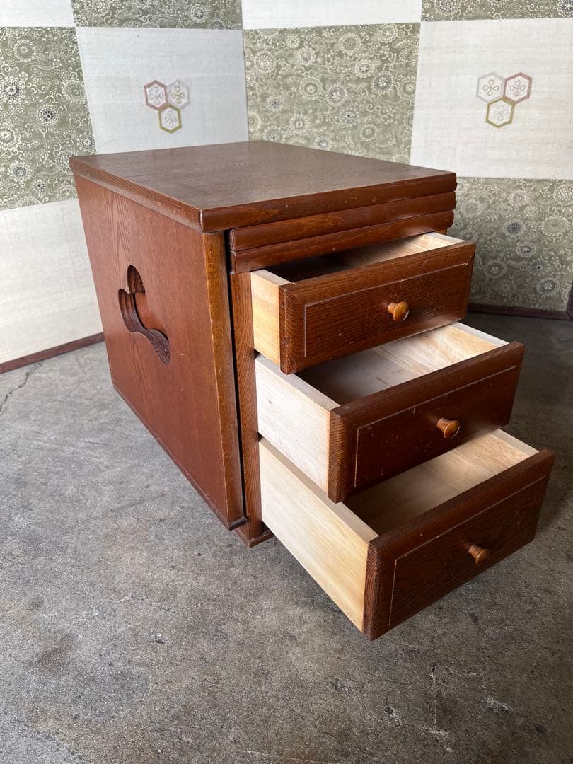 片袖机 折りたたみ文机 レトロ家具 アンティーク 時代家具