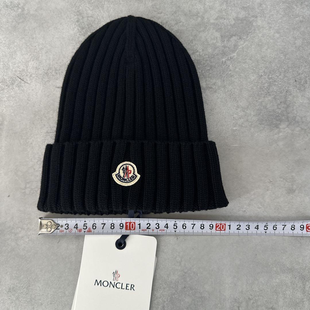 レディース MONCLER モンクレール ブラック ニット帽