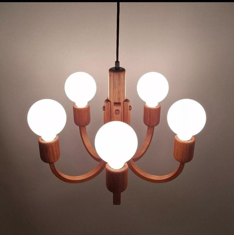 ★最高級チーク材極上 Domus Candela 70年代 ドムス シャンデリア