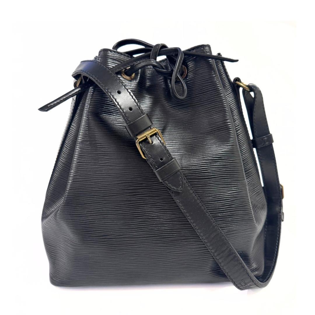 ルイヴィトン エピ プチノエ 巾着 ショルダーバッグ 黒 M44102