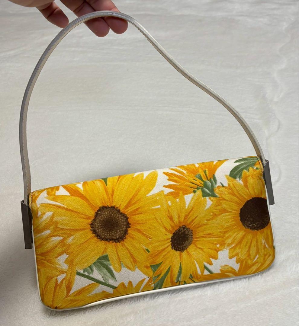 ドルチェ&ガッパーナ　ハンド　バッグ　ひまわり　y2k