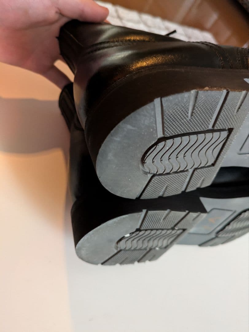 カナダ軍　コンバットブーツ　ミリタリーブーツ ブラック レザー　25.5cm