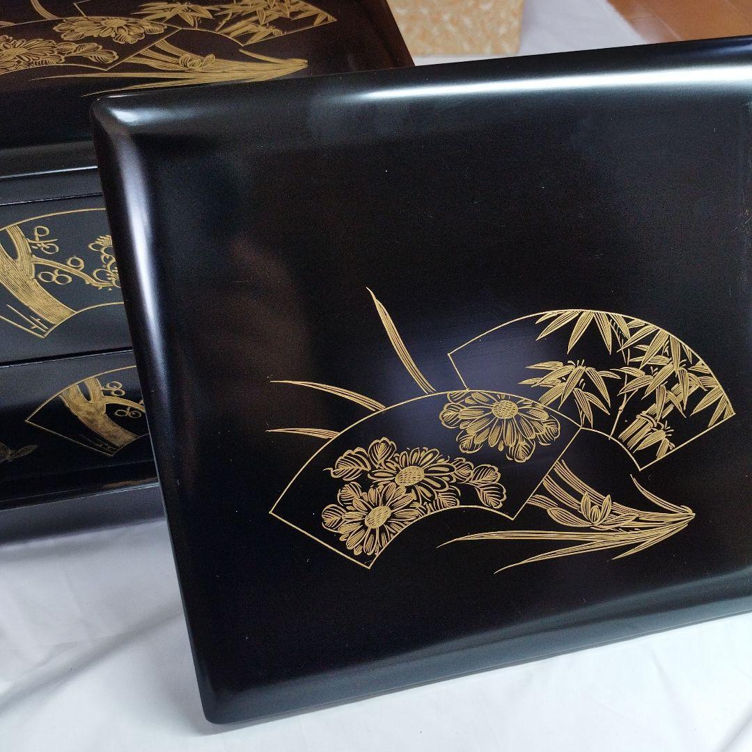 重箱　木製箱付　『邦』加藤製