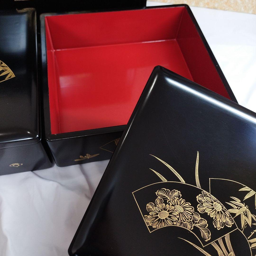 重箱　木製箱付　『邦』加藤製