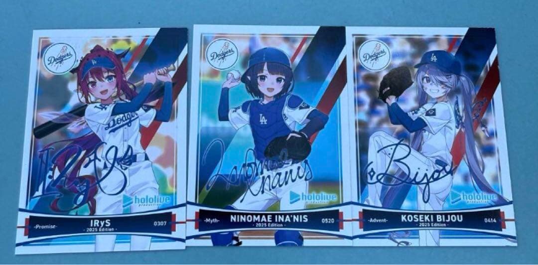 ドジャース ホロライブ ロサンゼルス カードセット