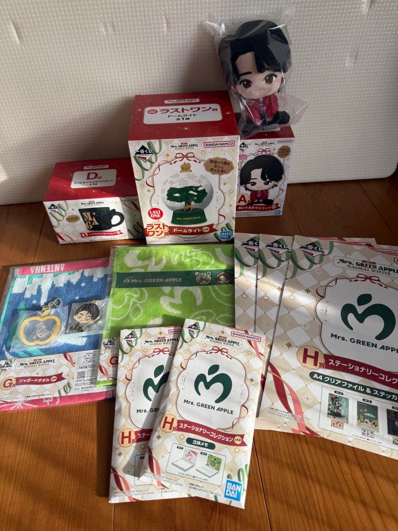 値下⭐︎Mrs. GREEN APPLE一番くじ被りなし１０点