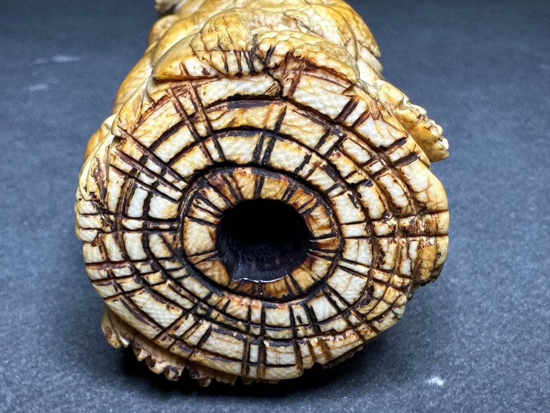 江戸時代　時代　鯨歯風　天然素材　喫煙具　煙管 パイプ　骨董アンティーク