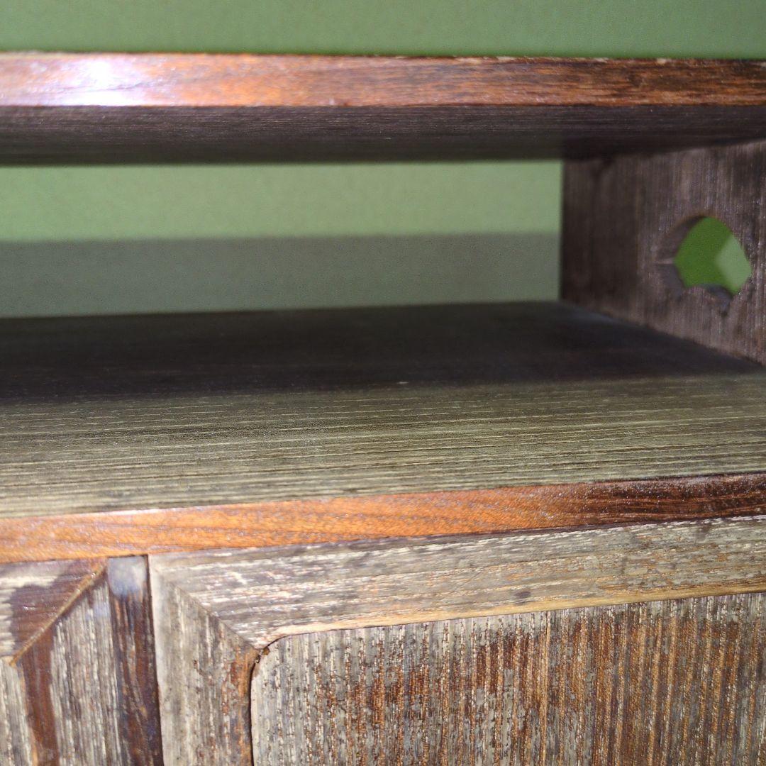 ★珍品★桐製 三味線用見台 箪笥 古箪笥 引出し箪笥 引出し棚 桐箪笥