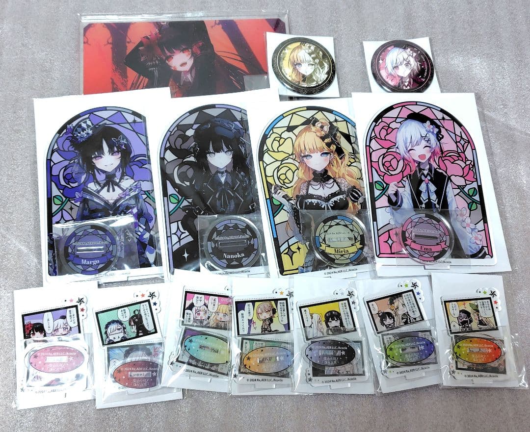 魔法少女ノ魔女裁判 くじメイトまとめ売り ステンドグラス風アクリルスタンド