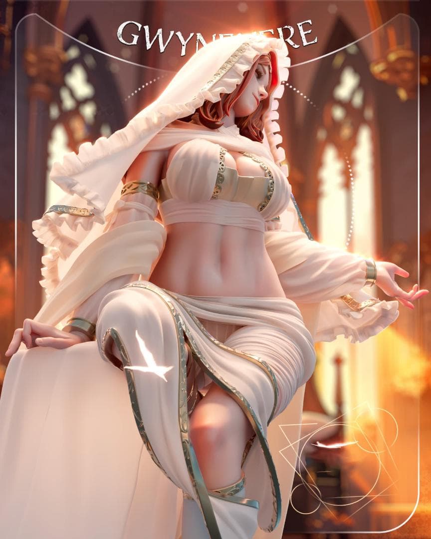 未塗装未組立　グウィネヴィア　DARK SOULS　フィギュア　ガレージキット