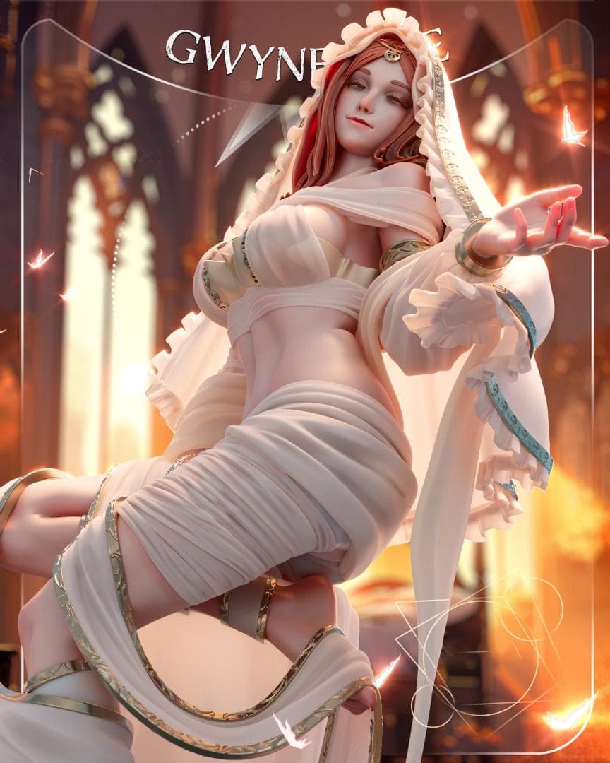 未塗装未組立　グウィネヴィア　DARK SOULS　フィギュア　ガレージキット