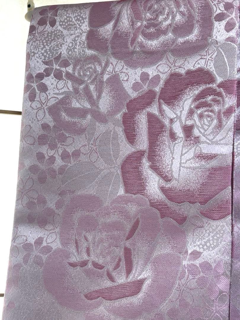 【美品】華やかな紫色の振袖　1度使用　足袋（未使用）