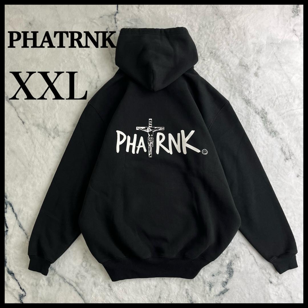 【超絶人気モデル・希少XXL】ファットランク☆ビッグロゴ入りパーカー/2977.