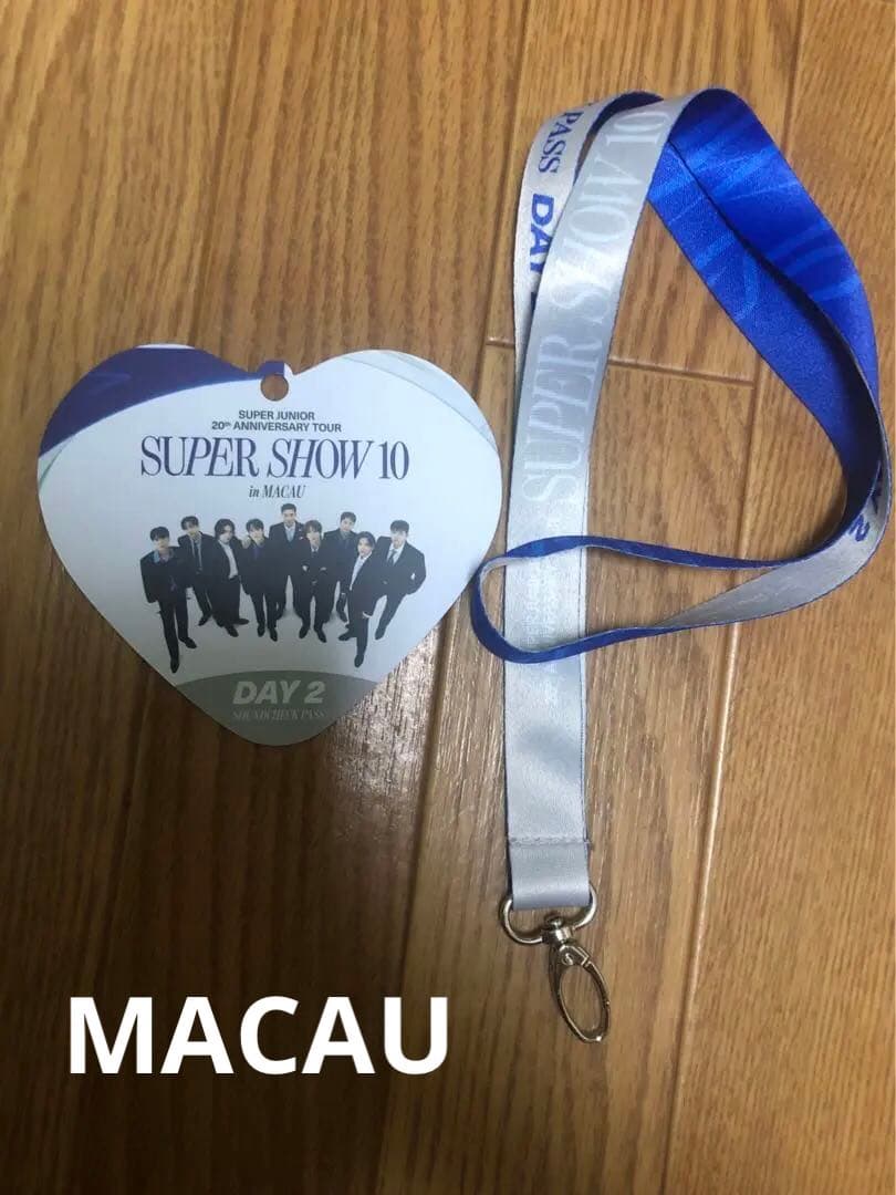 SUPER SHOW '10 in マカオ サウンドチェック　　ネックストラップ