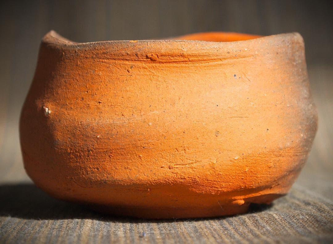 人気作家★中村和樹【師：中村真・中村六郎】★備前【窯変】ぐいのみＡＡ★共箱・布