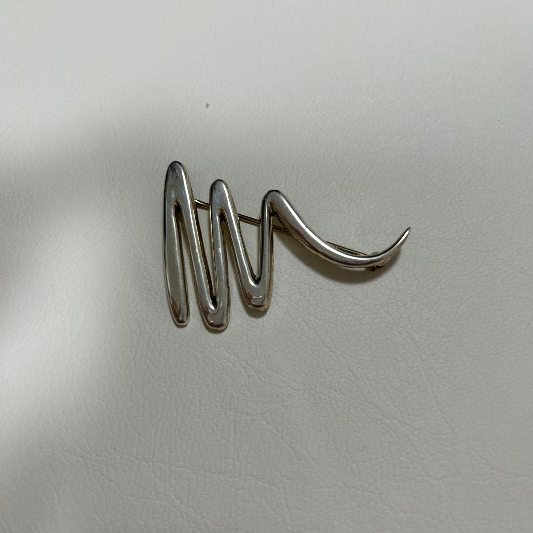 TIFFANY&Co. ティファニー スクリブル ブローチ　シルバー